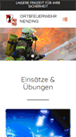 Mobile Screenshot of feuerwehr-nenzing.at